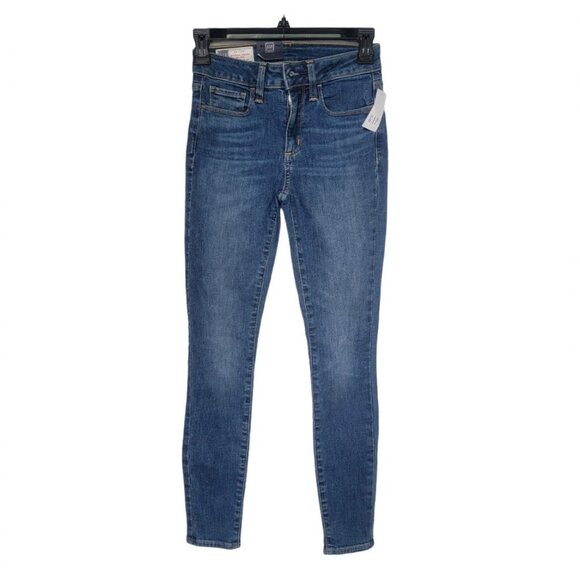 ❤️GAP Women Jean 24/00R Universal Jegging Mid Rise Stretch Skinny Super Stretch - Picture 2 of 6